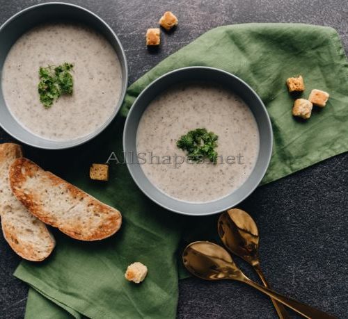 Cauliflower Soup with Pesto